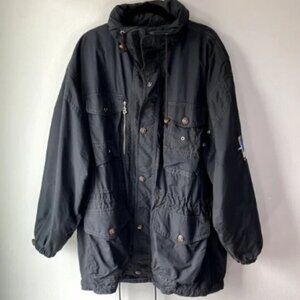 Bogner Vintage Hooded Ski Parka Jacket Black XXL